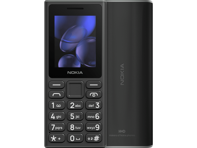 Nokia 105 4G (2024) Mobiltelefon, fekete + Telekom SIM