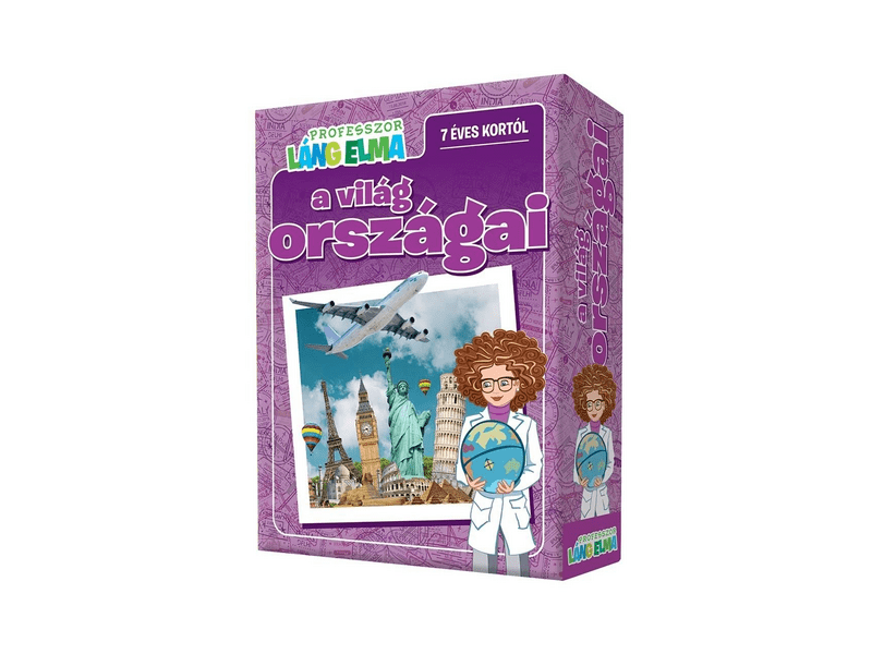 Professzor Láng Elma: A világ országai társasjáték