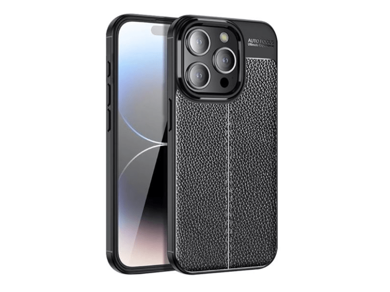 Gigapack Apple iPhone 15 Pro Max Szilikon tok, fekete (144909)