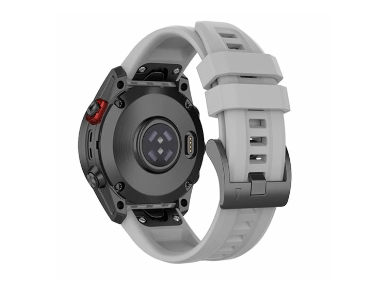 Gigapack Garmin Epix Pro/Fenix 20mm Szilikon Pótszíj, világosszürke (149208)