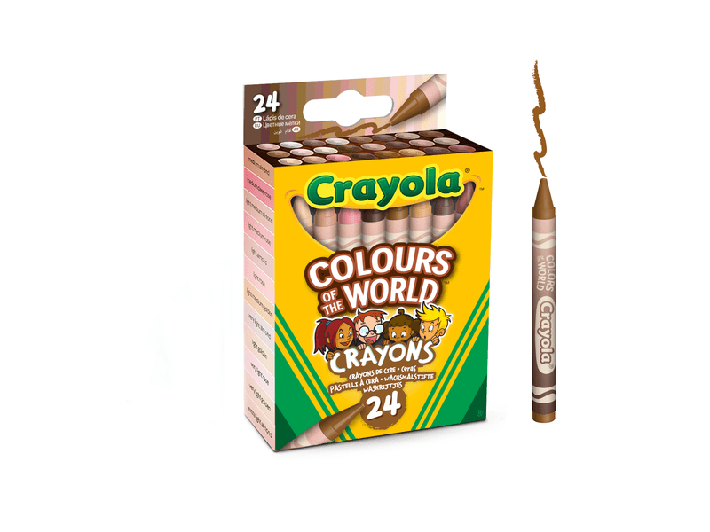 Crayola Multicolored World: set bojica za nijanse kože, 24 kom (52-0114)