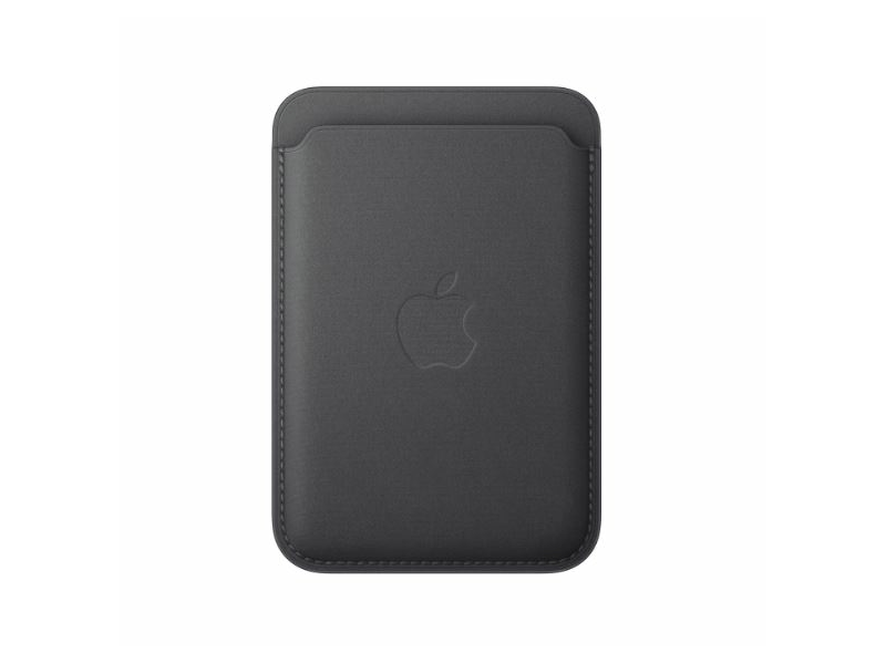 Apple MagSafe iPhone FineWoven szövettárca, fekete (MA6W4ZM/A)