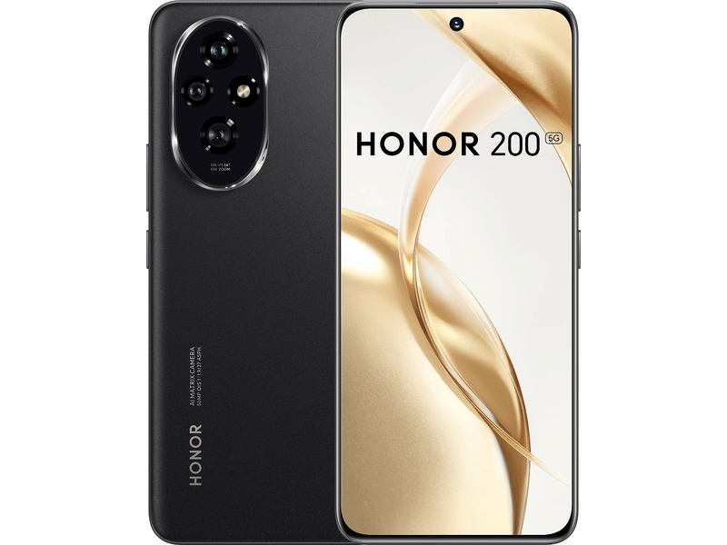 Honor 200 12/512GB Okostelefon, fekete