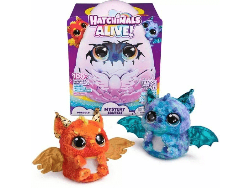 Hatchimals Alive: Titkos Óriás tojás - Sárkány (6069282)