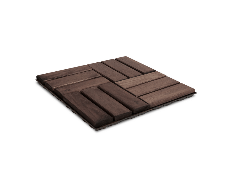 Garden of Eden 11540B Fa padlóburkolat, sötétbarna