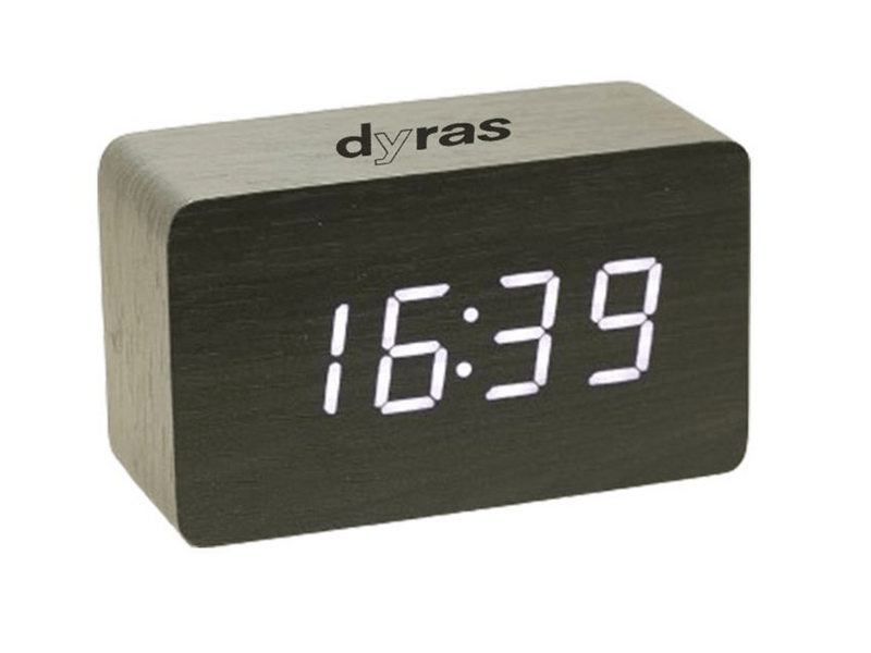 Dyras ALCL-002B Ébresztőóra, fekete