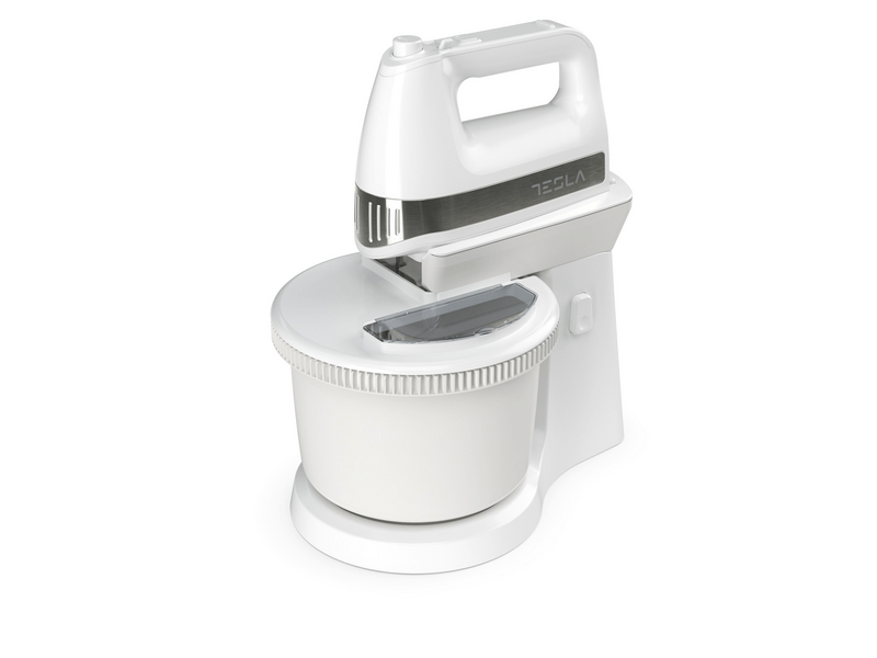 Tesla MX505WXB Tálas kézi mixer, fehér-inox