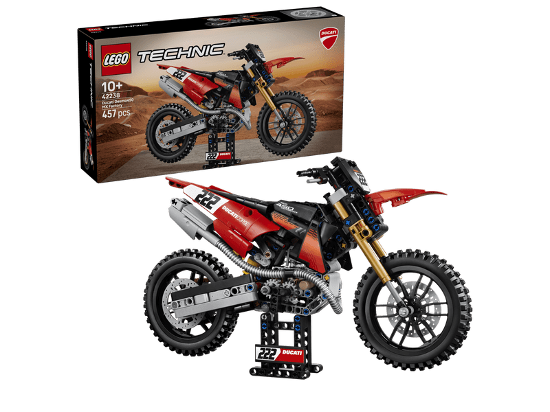 LEGO® Technic™ Ducati Desmo450 MX Factory motorkerékpár (42238)