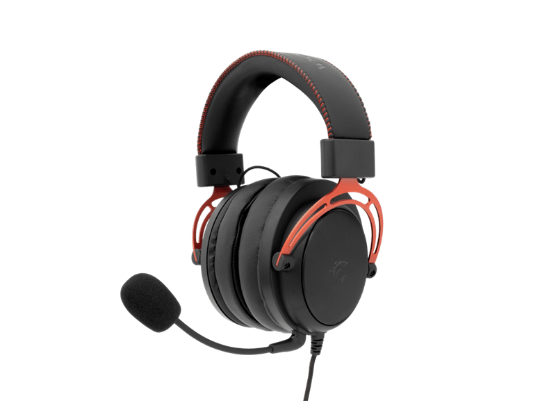 White Shark GH-2341B/R Gorilla gamer fejhallgató, fekete/piros
