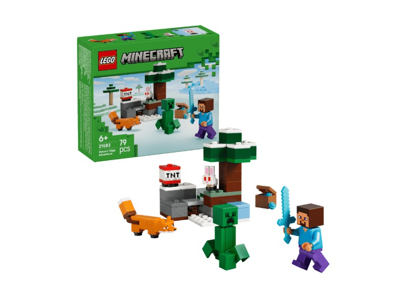 LEGO® Minecraft® Steve tajgai kalandjai (21583)