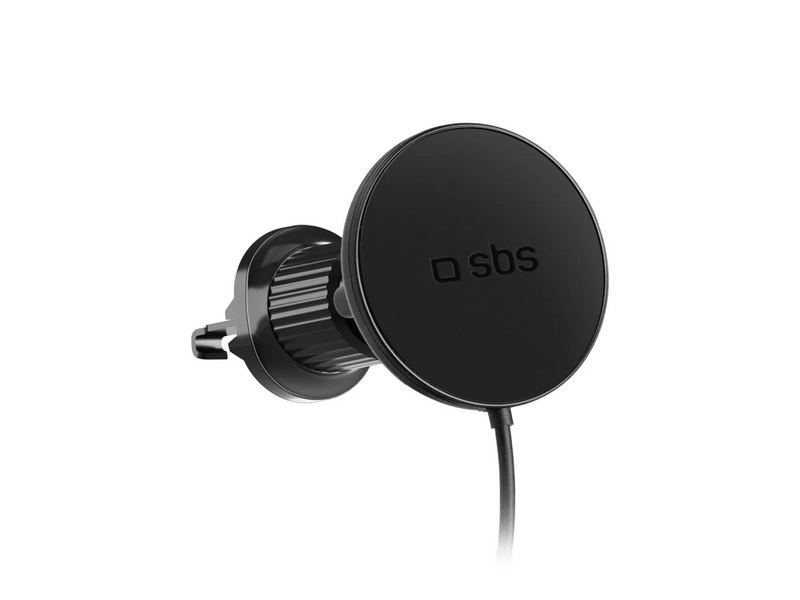 SBS Circle MagSafe 15W Autós tartó, fekete (TESUPPMAG15WVENT)