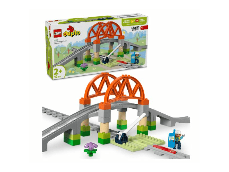 LEGO® DUPLO® Town Željeznički most i set dodataka za tračnice (10426)