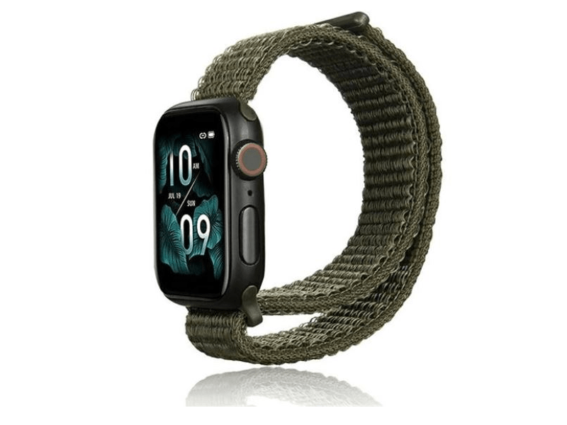 Gigapack Apple Watch Series Nylon pótszíj, sötétzöld (141136)