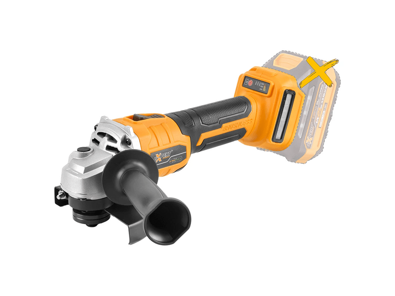 Expert UXAG125B Akkumulátoros sarokcsiszoló, 125 mm