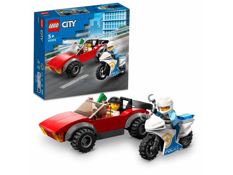 LEGO® City Rendőrségi motoros autós üldözés (60392)
