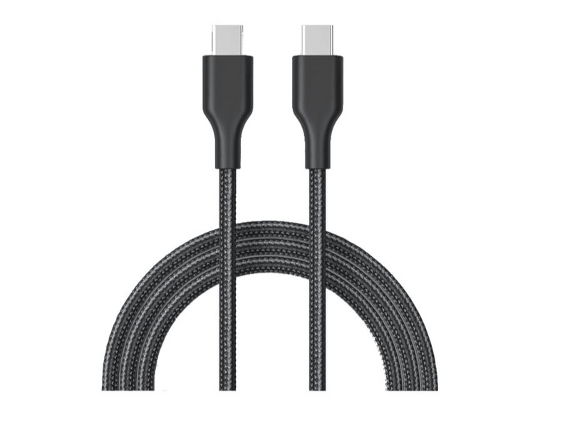 Cellect USB Type-C to Type-C 60W Adatkábel, fekete, 1 m