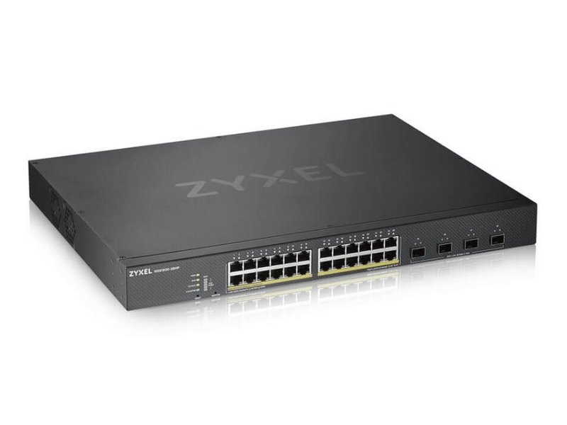 Zyxel XGS1930-28HP 24 portos GbE PoE Switch + 4 SFP+ Uplink