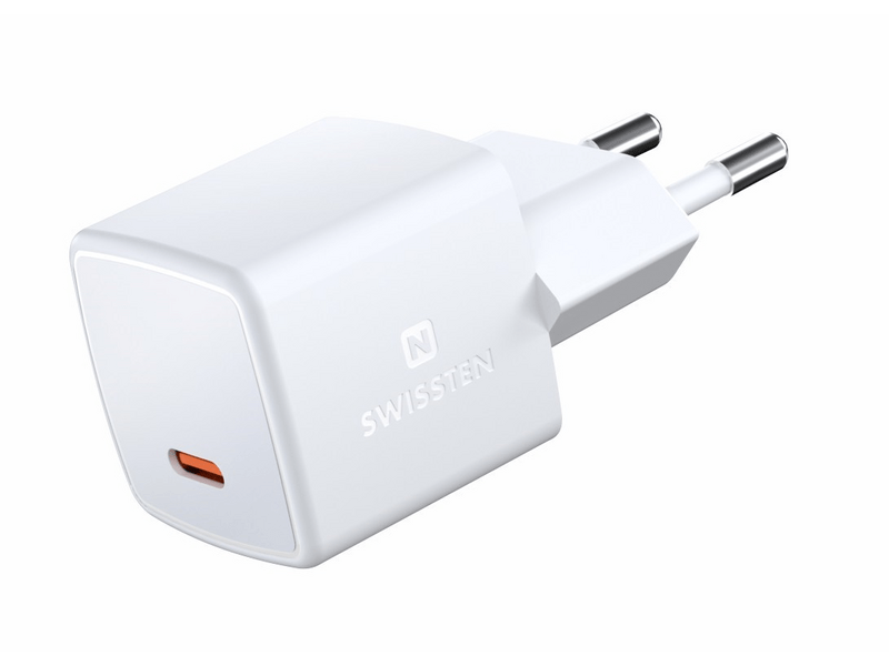 Swissten GaN mini hálózati töltőadapter, PD, 33W (22055100)
