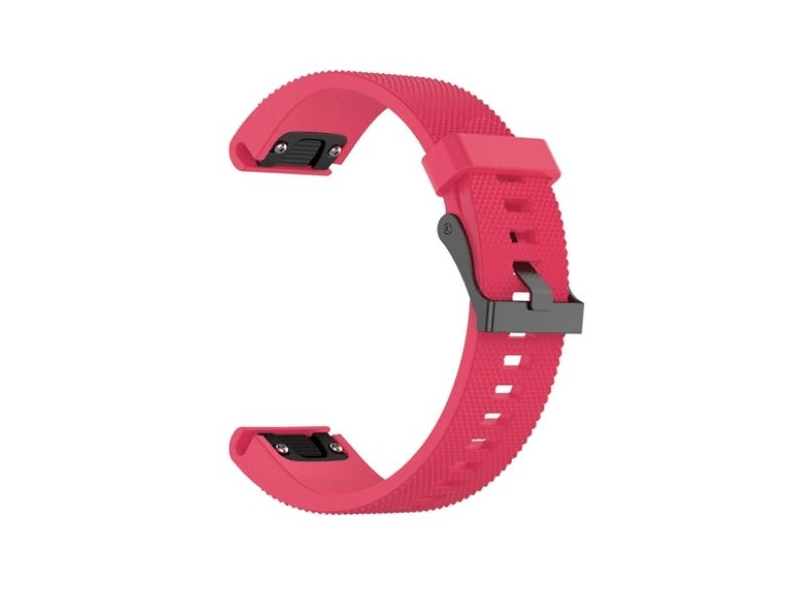 Gigapack Garmin Epix Pro/Fenix 20mm Szilikon Pótszíj, rózsaszín (149213)