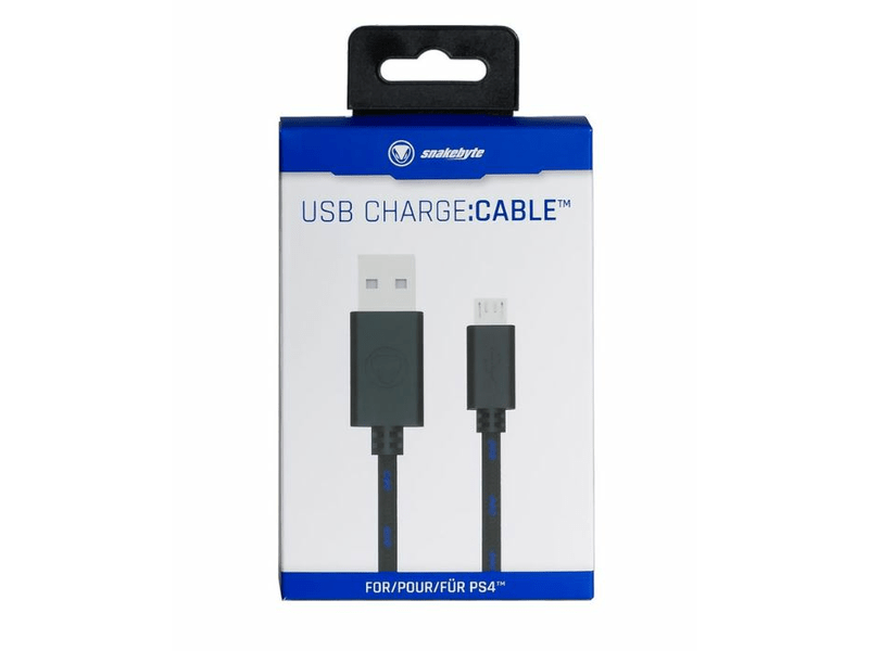 Snakebyte,PS4,USB,ChargeCable,3m