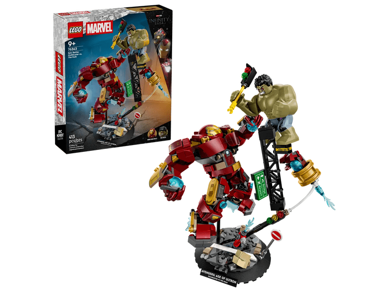LEGO® Marvel Hulkbuster és Hulk óriási csatája (76343)