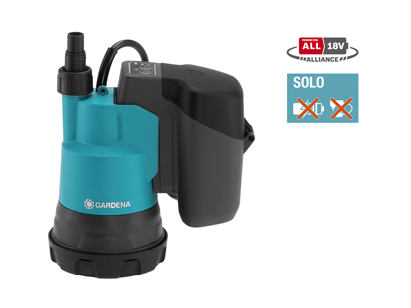 Gardena 14600-55 Bežična potopna pumpa za čistu vodu, bez baterije