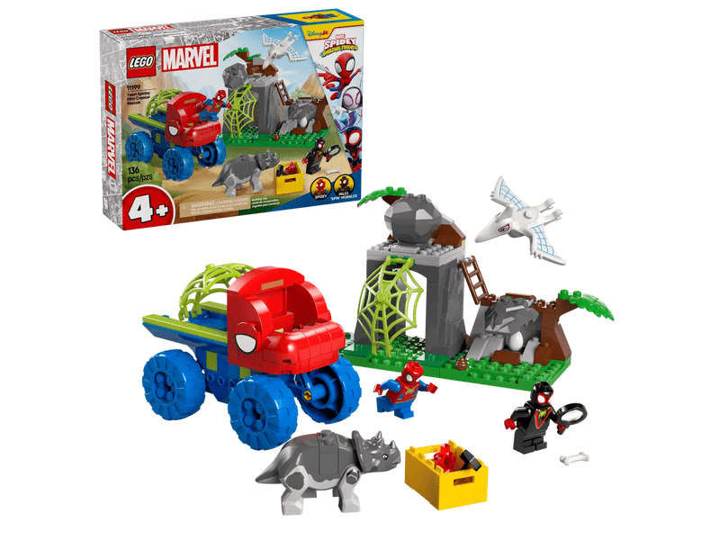 LEGO® Marvel Spider-Man: Dinosaur Grappler Rescue (11199)
