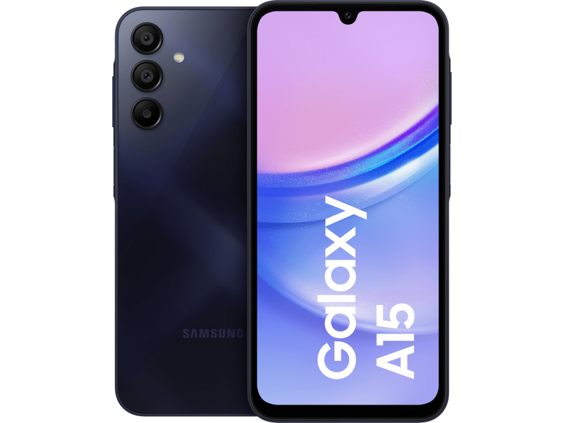 Samsung Galaxy A15 4/128GB Okostelefon, kékes fekete
