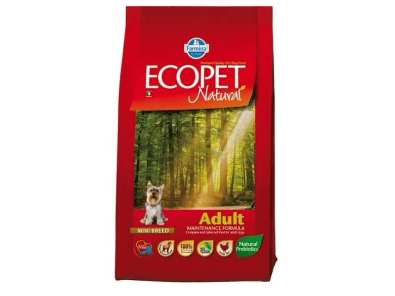 Ecopet Natural Adult Mini Eledel felnőtt kutyáknak, 2,5 kg