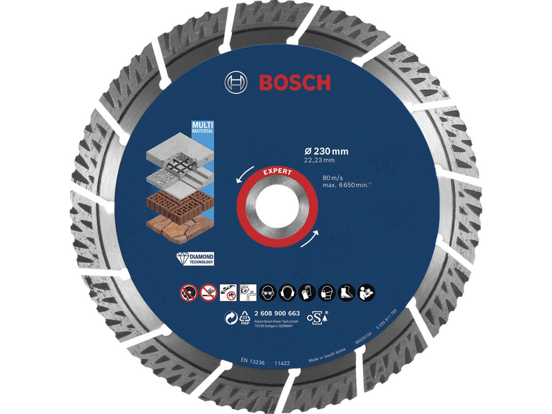 Bosch EXPERT MultiMaterial gyémánt vágótárcsa (2608900663)
