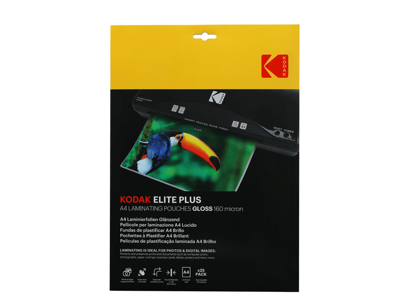 Kodak Fényes lamináló fólia, A4, 160 micron, 25 db (LMA4-PK25A)