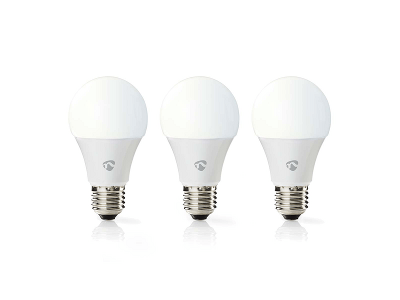 Nedis WIFILRW30E27 SmartLife E27 LED Izzó, 3 db