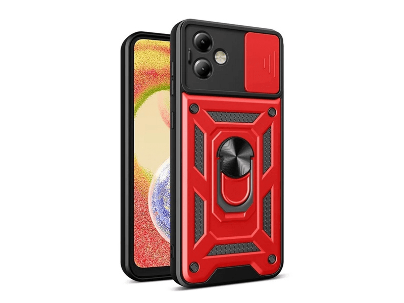 Gigapack Motorola Moto G14 Defender telefonvédő, piros (160499)