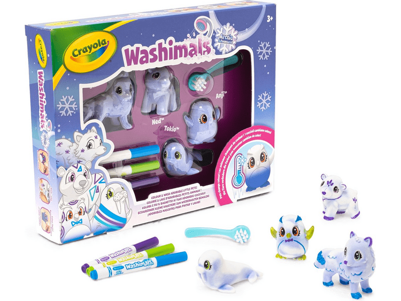 Crayola Washimals Jégvilág színváltós állatkákkal (74-7514)