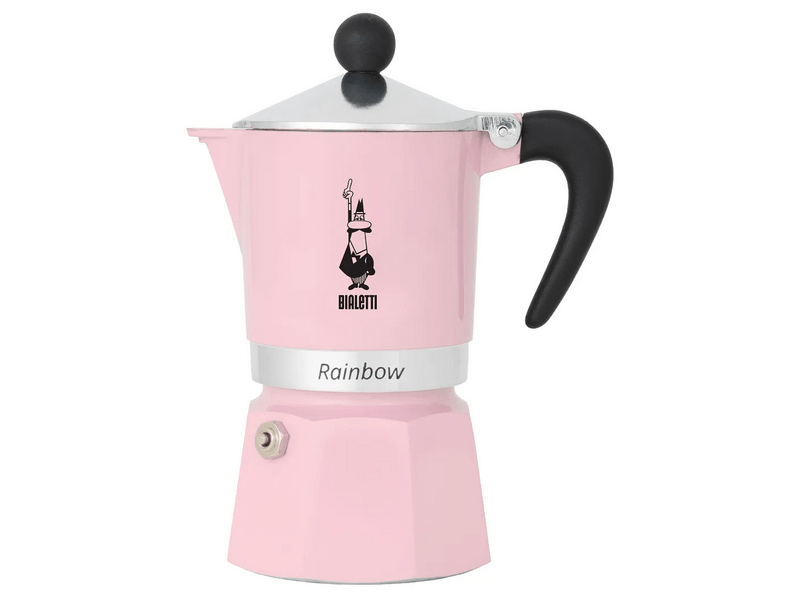 Bialetti Rainbow Primavera Kotyogós kávéfőző, rózsaszín (6545)