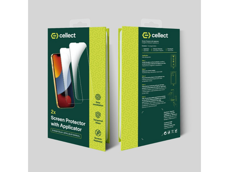 Cellect iPhone Air applikátor 2 üvegfóliával (LCD-IPH17A-APP)