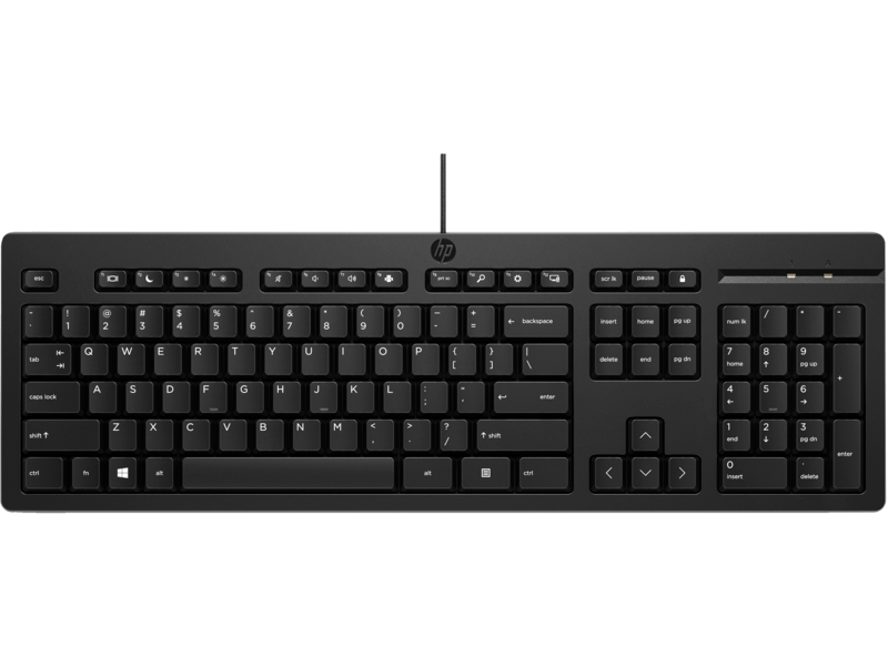 HP 125 vezetékes billentyűzet (266C9AA)