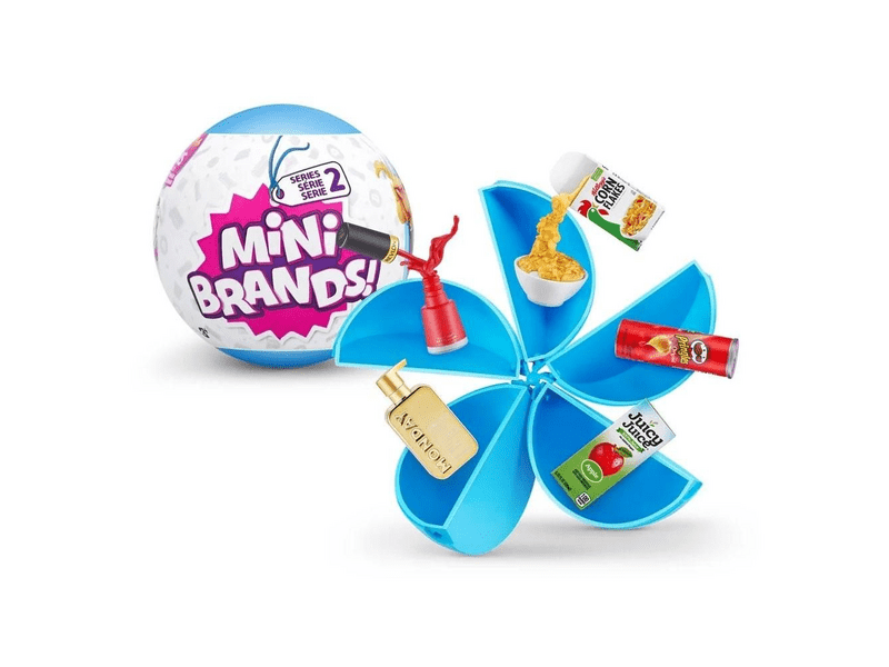 Shopping Mini Brands mini világmárkák meglepetés csomag, 5 db-os