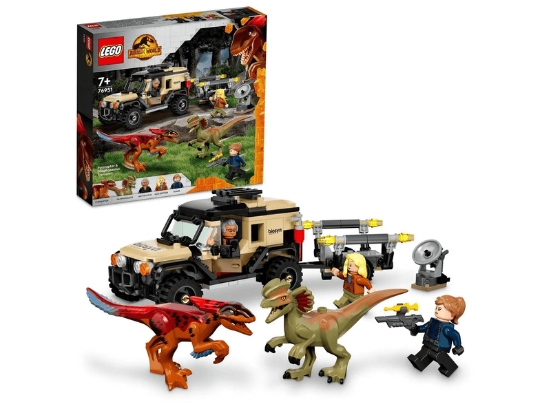 LEGO® Jurassic World™ Pyroraptor és Dilophosaurus szállítás (76951)