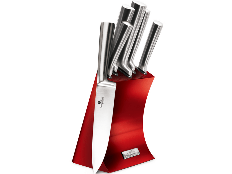 Berlinger BH-2450 6 részes késkészlet állvánnyal, Burgundy