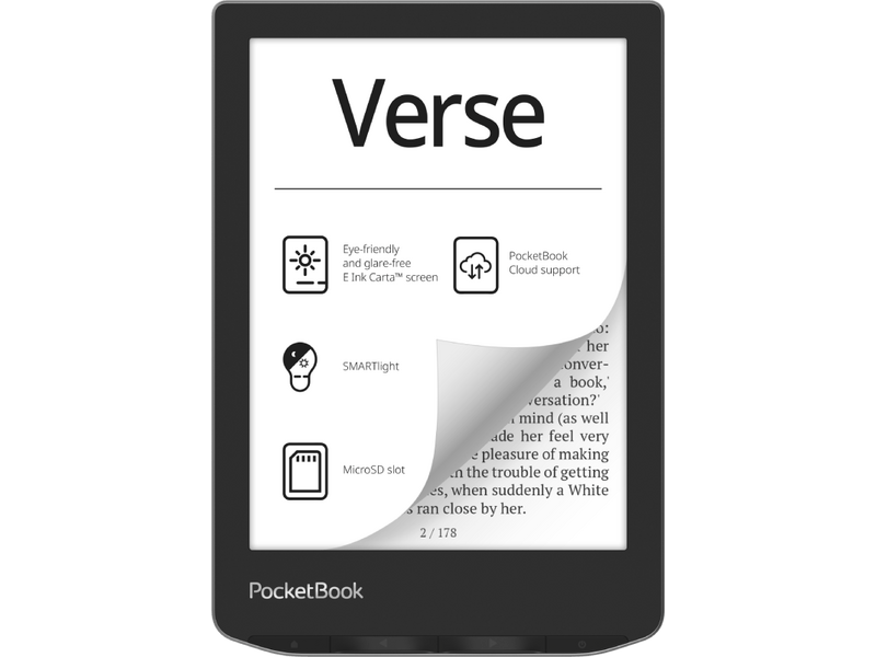 PocketBook Verse E-Book olvasó, ködszürke (PB629-M-WW)