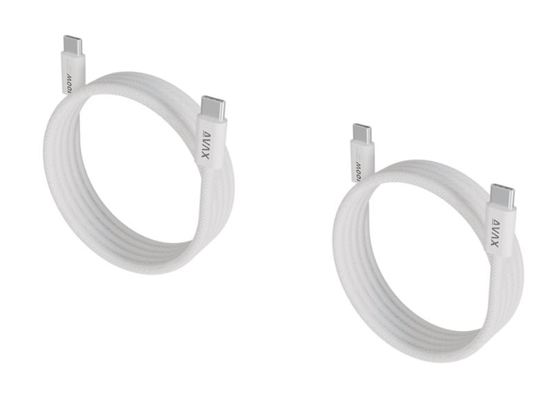 Avax CB610W 2X 100W Mágneses USB-C Gyorstöltő Kábelcsomag