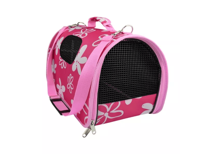 Hilton Pink Flowers kisállathordozó táska, 43x24x26cm