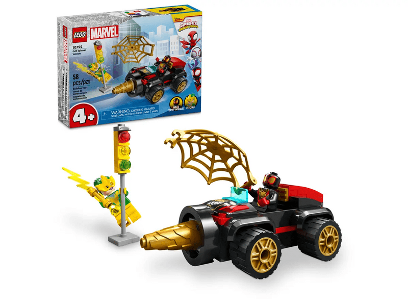 LEGO® 4+ Pókember fúrófejes autója (10792)