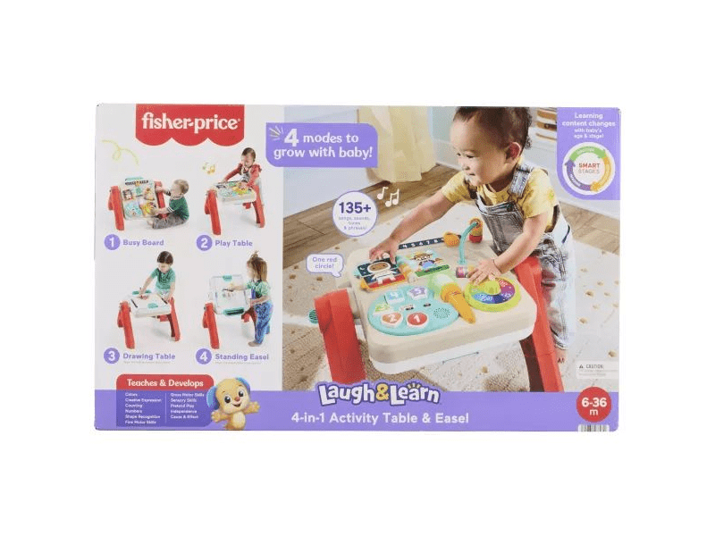 Fisher-Price 4 az 1-ben tanulóasztalka (JGW88)
