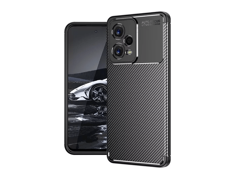 Gigapack Xiaomi Redmi Note 12 Pro 5G Szilikon telefonvédő, fekete (139063)