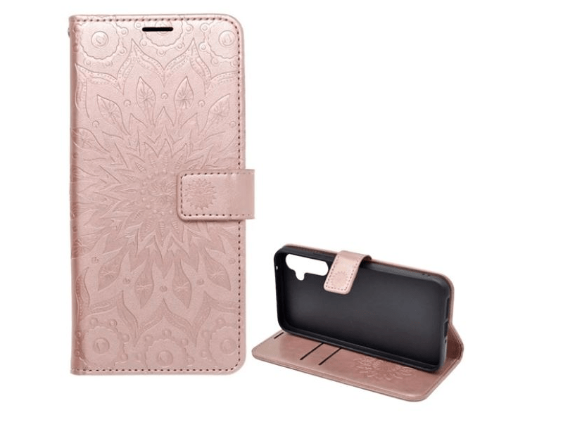 Gigapack Samsung Galaxy A34 Flip tok, rozéarany (136989)