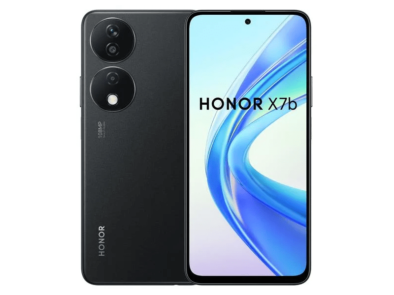 Honor X7b 6/128GB Okostelefon, fekete