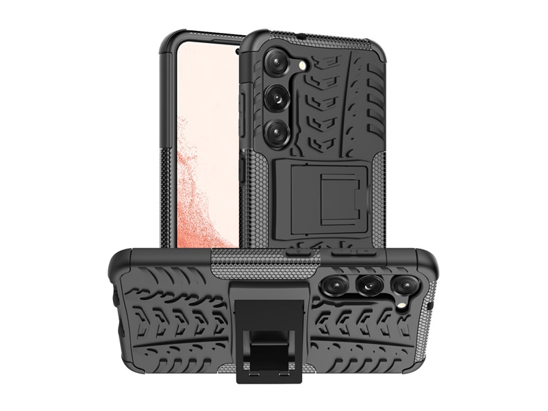Gigapack Samsung Galaxy S23 Defender tok, fekete (134997)