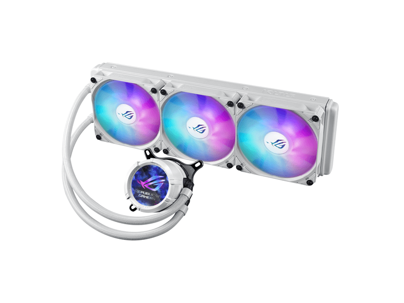 Asus ROG Strix LC III 360 ARGB LCD CPU Vízhűtő, fehér